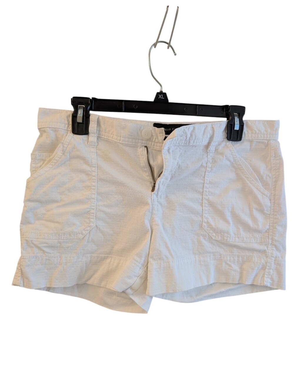 Calvin Klein Jeans White Women's Casual Cargo Shorts